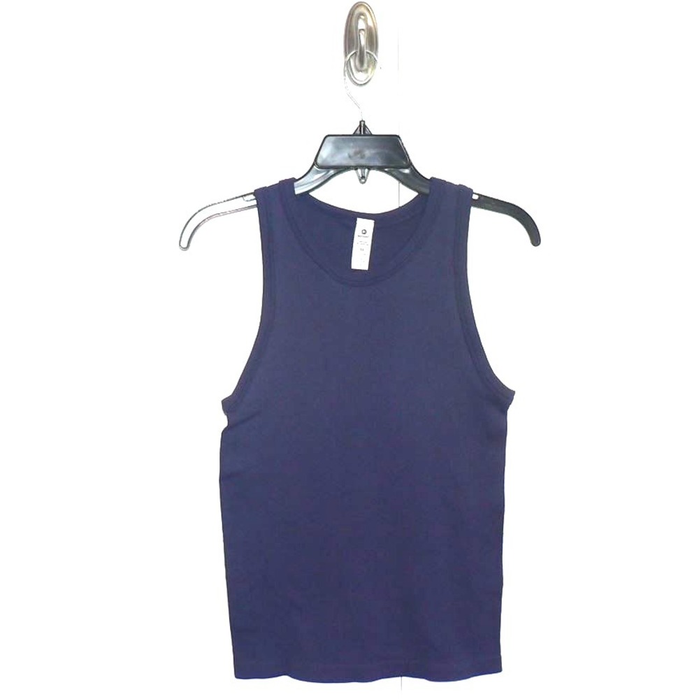 90 Degree by Reflex Women's 3-Pack Crew Neck Seamless Rib Tank Tops Blue/Black M - Picture 3 of 10